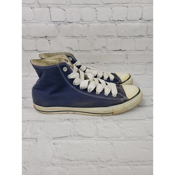 Converse Chuck Taylor All Star High Top Sneakers Men's Sz 12. Women's Sz 14 Blue - Picture 5 of 13